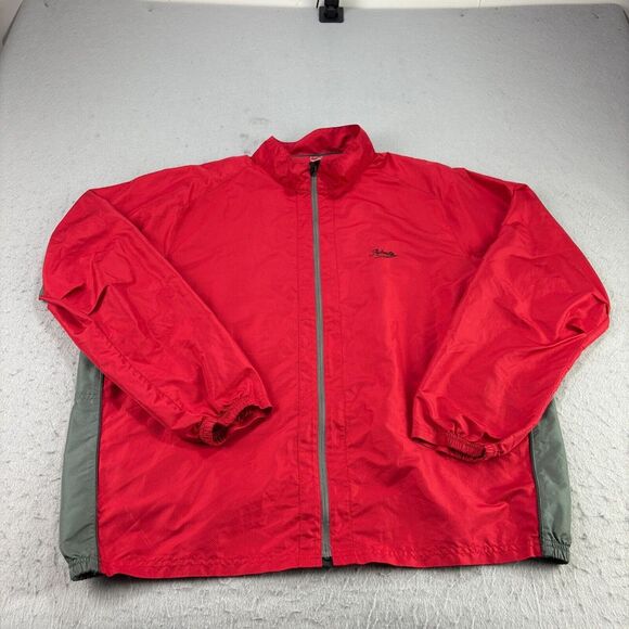 Zero Restriction Jacket Mens Large Red Tour Series Golf‎ Windbreaker Full Zip - Picture 1 of 11